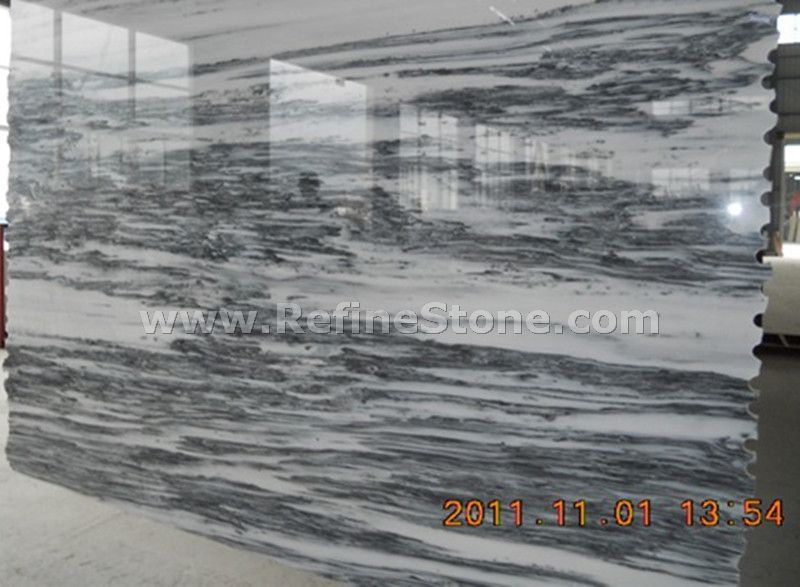 east white marble -straight veins