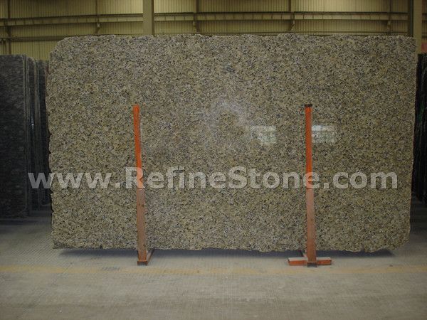 butterfly yellow granite slab
