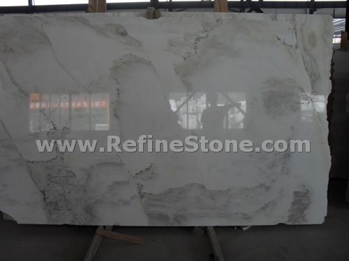 landscape white marble slab