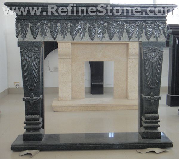 Carved fireplace and fireplace surrounds,C3719