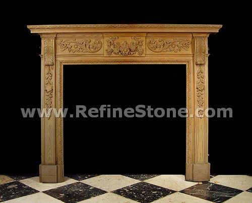 Simple design fireplace